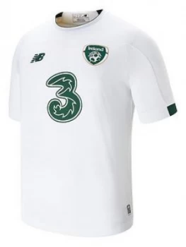 Boys, New Balance Ireland Junior Away Short Sleeved Shirt - White, Size M