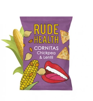 Rude Health Chickpea & Lentil Cornitas - 90g x 8