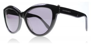 Alexander McQueen AM0003S Sunglasses Black 001 56mm