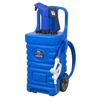 Mobile Dispensing Tank 55L with AdBlue Pump - Blue