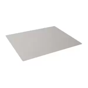 Durable Desk Mat PP with Contoured Edges 530x400mm Grey, Pack of 1