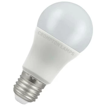 Lamps LED GLS 11W ES-E27 Dimmable (75W Equivalent) 6500K Daylight Opal 1055lm ES Screw E27 Frosted Light Bulb - Crompton