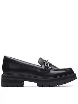 Clarks Clarks Orianna Bit Shoes - Black Leather, Black, Size 7, Women