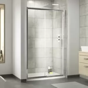 Pacific Sliding Shower Door 1700mm Wide - 6mm Glass - Nuie