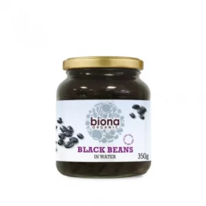 Biona Black Beans in Glass Jar 350g