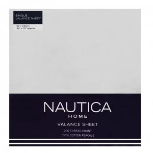 Nautica Valance Sheet - White