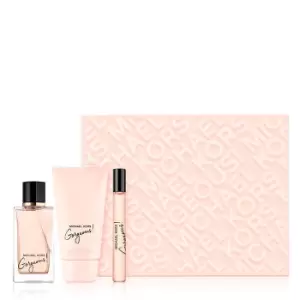 Michael Kors Gorgeous Gift Set 100ml Eau de Parfum + 75ml Body Lotion + 10ml Eau de Parfum