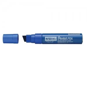 Pentel N50XL-C Jumbo Chisel Tip Marker Blue PK6