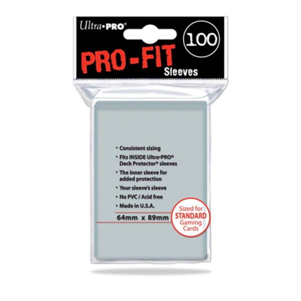 Ultra Pro Pro Fit Standard Size Deck Protectors 100ct UP82712