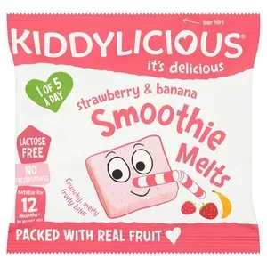 Kiddylicious Strawberry Smoothie Melts 6g