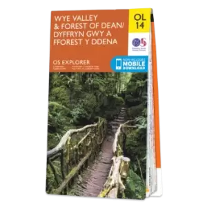 Map of Wye Valley & Forest of Dean