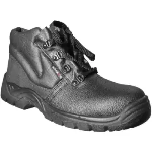 Warrior Mens Steel Toe Chukka Boots (11 UK) (Black) - Black