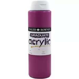 Daler Rowney 123500433 Graduate Acrylic Paint 500ml Purple