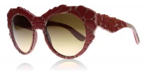 Dolce & Gabbana DG4267 Sunglasses Red Texture Tissue 299913 53mm
