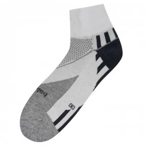 Balega Enduro V Quarter Length Socks Ladies - White/Grey