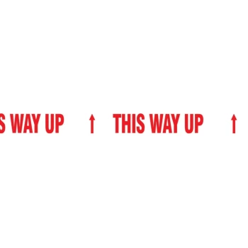 Printed 'this Way Up' Tape - 50MM X 66M
