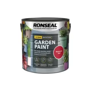 Ronseal 39445 Garden Paint Moroccan Red 2.5 litre RSLGPMR25L