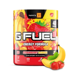 G Fuel Strawberry Banana Tub (40 Servings) Elite Energy and Endurance Formula