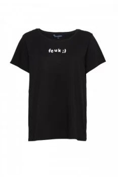 French Connection Fc Wink T Shirt Black