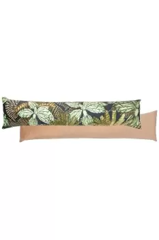 Mogori Abstract Leaves Printed Draught Excluder Cover