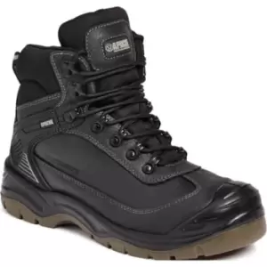 Apache RANGER Waterproof Safety Hiker Boots Black Size 6