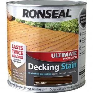 Ronseal Ultimate Protection Decking Stain Walnut 2.5l