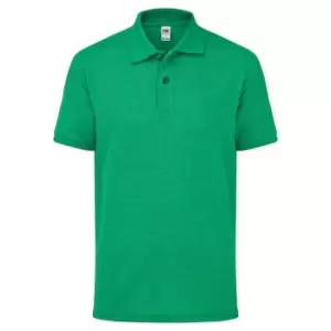 Fruit Of The Loom Childrens/Kids Unisex 65/35 Pique Polo Shirt (5-6) (Heather Green)