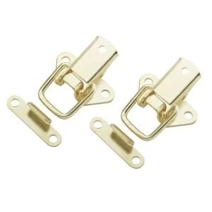 BQ Brass Effect Toggle Plate Catch Pack of 2