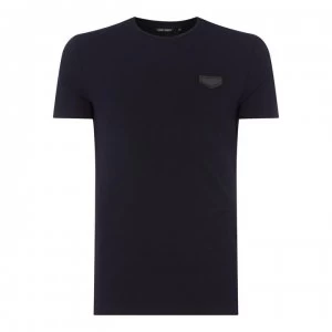 Antony Morato Logo Patch T Shirt - DEEP Blue 7051