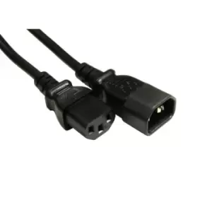 Cables Direct RB-310 power cable Black 3m C13 coupler C14 coupler