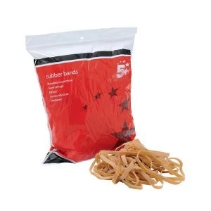5 Star Office Rubber Bands No. 69 Each 152x6mm Approx 141 Bands Bag 0.454KG