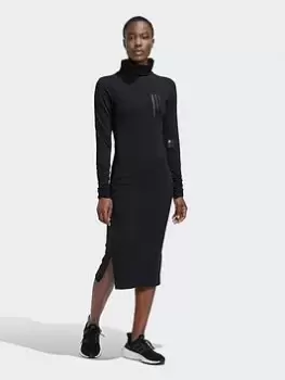 adidas Mission Victory Mid-length Dress, Black, Size 2Xs, Women