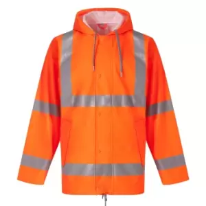 Yoko Unisex Adult Flex U-Dry Hi-Vis Jacket (3XL) (Orange)