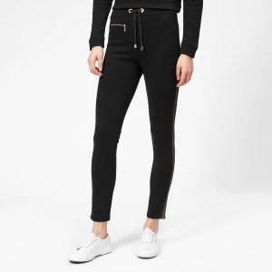 Barbour International Womens Track Trousers - Black/Gold - UK 16