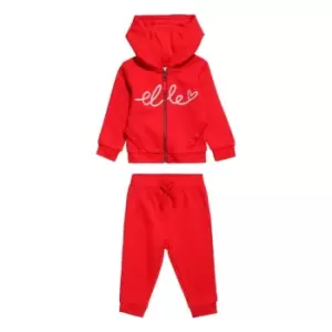 Elle Elle Branded Jog Set Bb99 - Red