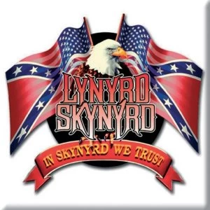 Lynyrd Skynyrd - Eagle & Flags Fridge Magnet