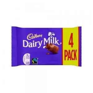 Cadbury Dairy Milk Bar Chocolate Bars Ref 4066186 Pack 4 140698