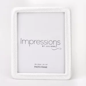 Impressions Pearlised Twisted Resin Photo Frame 8" x 10"