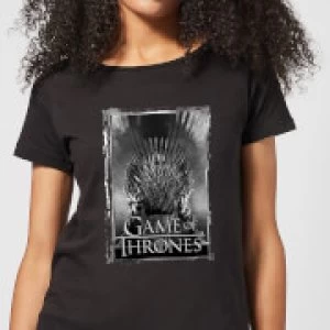 Game of Thrones Iron Throne Womens T-Shirt - Black - 3XL