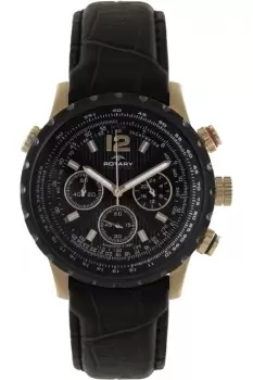 Mens Rotary Aquaspeed Pilot Chronograph Watch GS00121/04