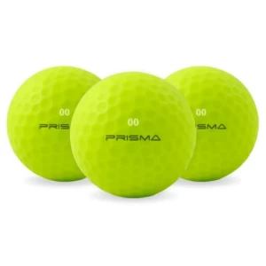 Masters Prisma Flouro Matt TI Golf Balls (Bag of 12) - Lime