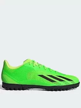 adidas Mens X Speedform.4 Astro Turf Football Boots - Green, Size 10, Men
