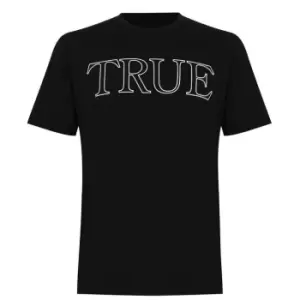 True Religion Camo Logo T Shirt - Black