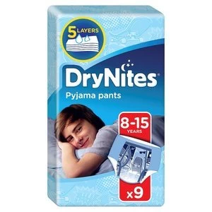 Huggies DryNites 8-15 Years Boys Pyjama Pants x 9