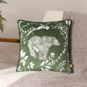 Buckthorn Cushion Green / 43 x 43cm / Polyester Filled