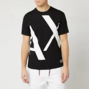Armani Exchange Board Logo T-Shirt Black Size L Men