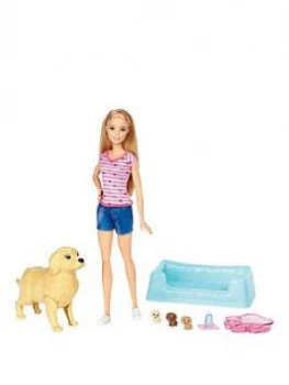 Barbie Newborn Pups Doll And Pets