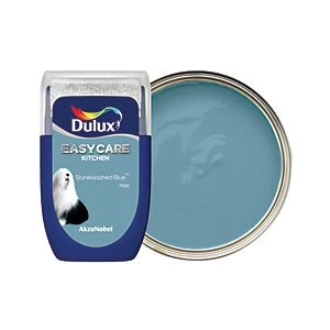 Dulux Easycare Kitchen Stonewashed Blue Matt Emulsion Paint 30ml