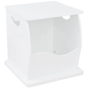 Brashford Single Stacking Cube Storage Box - White