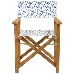Charles Bentley Claremont Dragonfly Directors Chair /Blue